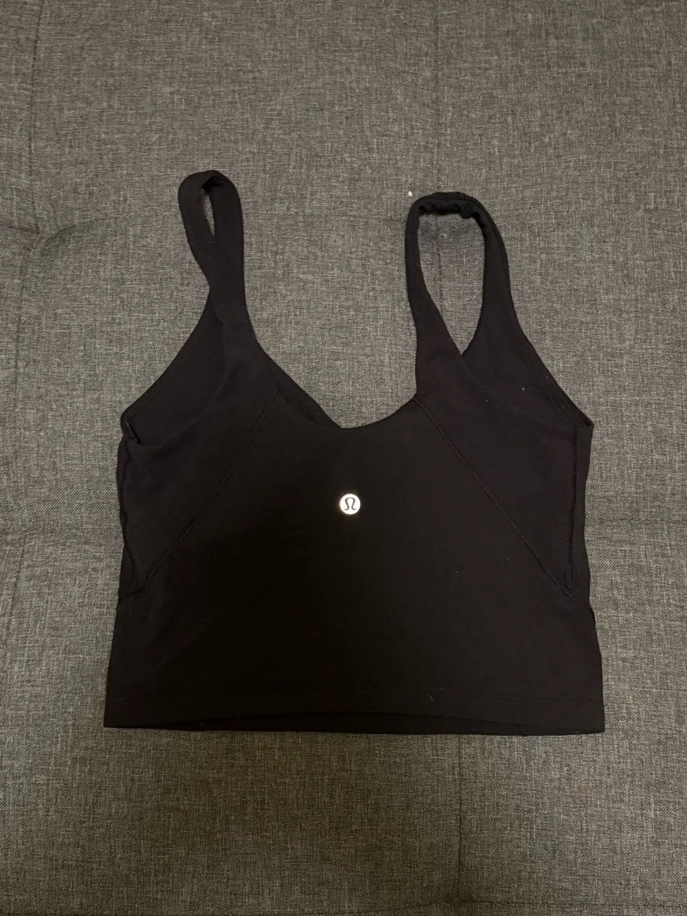 lululemon athletica Black V-Neck Seamless Bralette